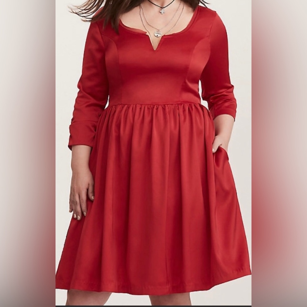 Beautiful Outlander Torrid Collaboration Claire’s Red Dress Size 20